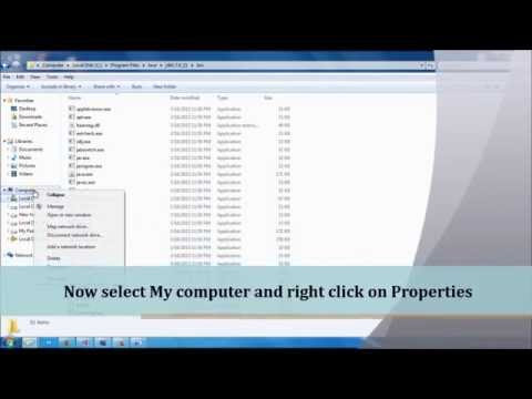 Setting PATH and CLASSPATH in Java in Windows7 & XP (How to set PATH variable in Java in Windows7 & XP)