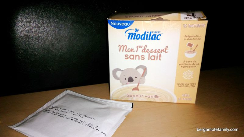 Modilac Lance Le 1er Dessert Sans Lait Pour Bebe Sans Plv Lactose Gluten Bergamote Family
