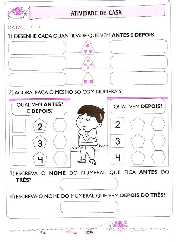 atividades de casa  - 5 e 6 anos (200)