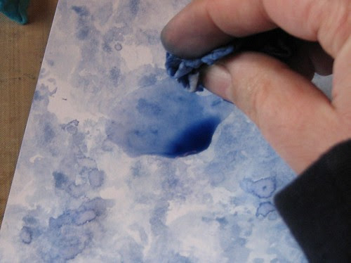 watercolor paper towel technique 007