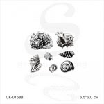 Штамп Набор ракушек №1