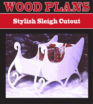Wood Santa Sleigh Plans Free PDF Plans