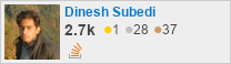 profile for Dinesh Smokin on Stack Exchange, a network of free, community-driven Q&A sites