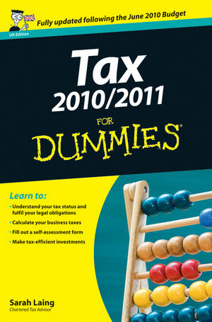 tax uk dummies for UK Dummies, Tax 2010 / Edition image (047066472X) For cover 2011