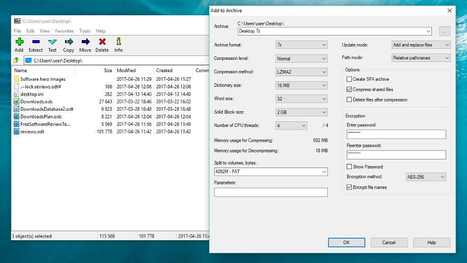 To Password With 7zip How