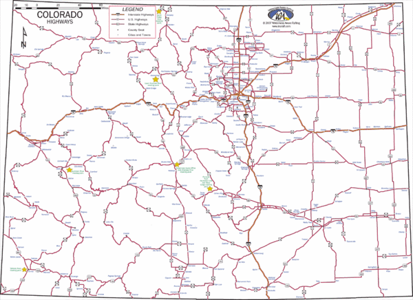 State Of Colorado Map View