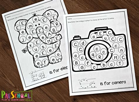  free letter recognition worksheets a to z