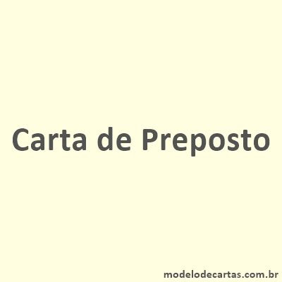 Cartas de Emprego – Modelos de Carta
