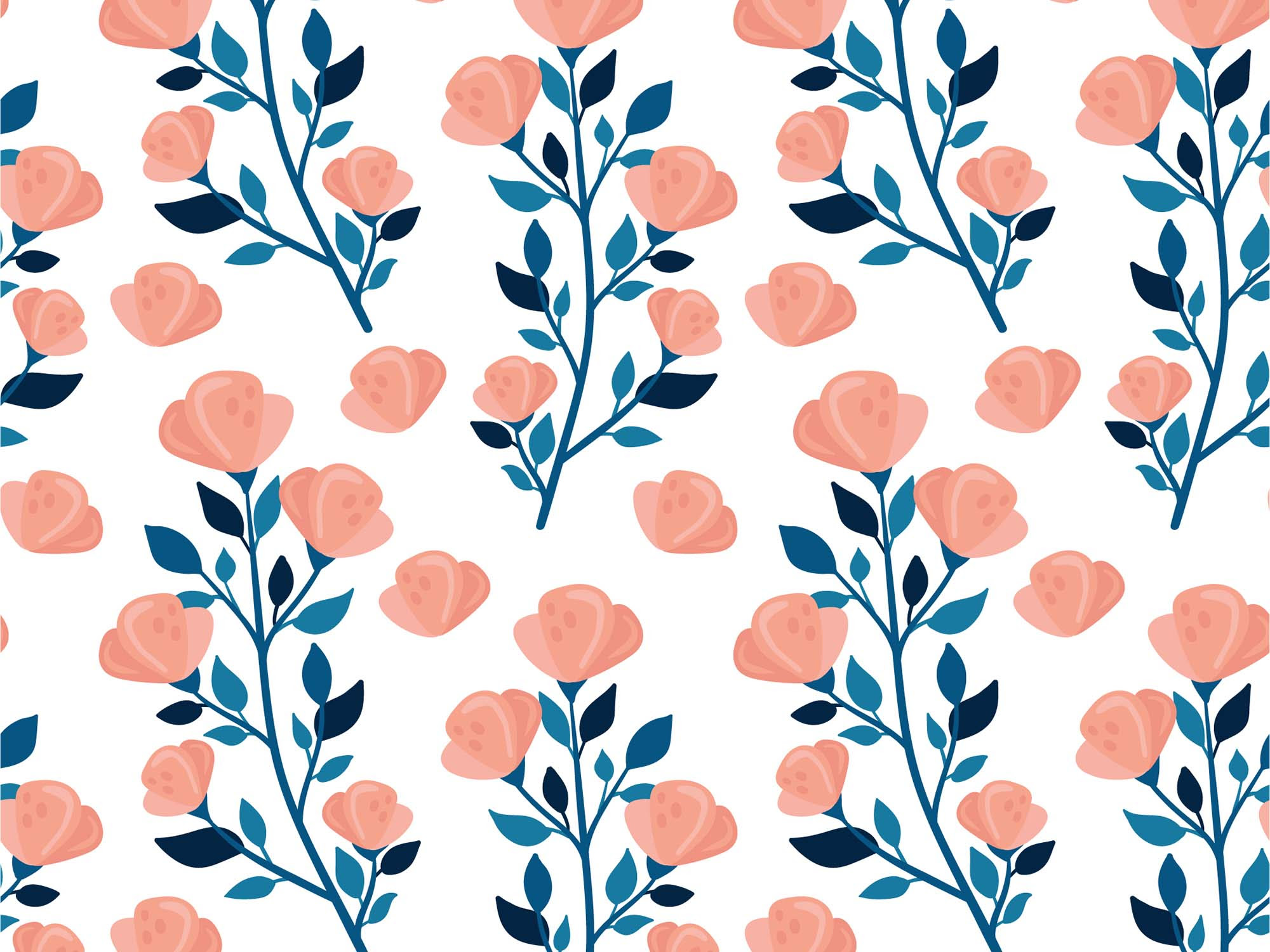 Free Floral Vector Patterns Ai Psd