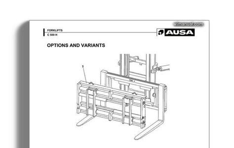 Read ausa c 500 h c500h forklift parts manual download Get Now PDF