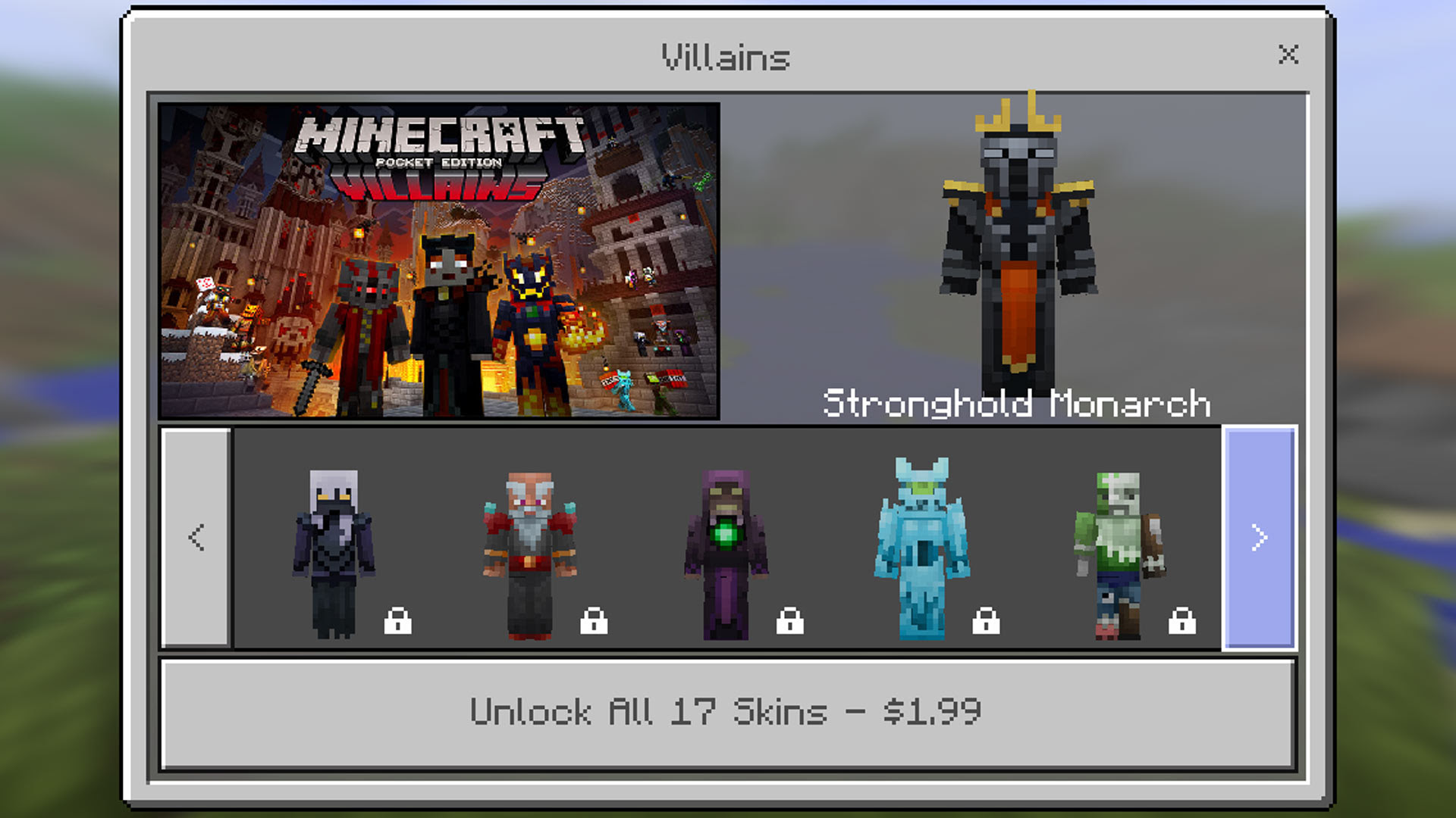 Villains Minecraft Skins
