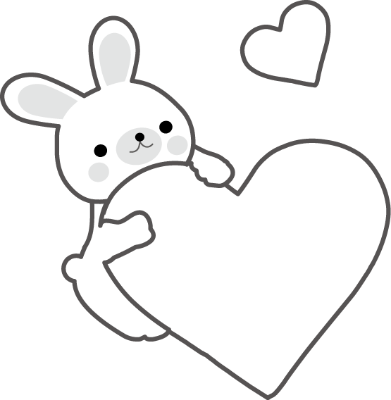 かわいいイラスト 無料イラスト フリー素材 うさぎ