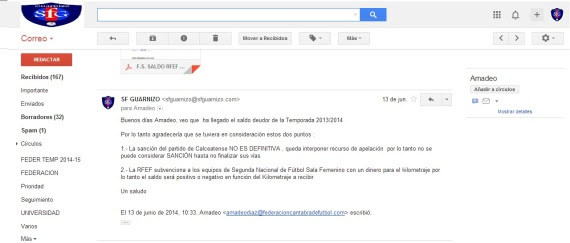 EMAIL contestacion FCF13 06 20134