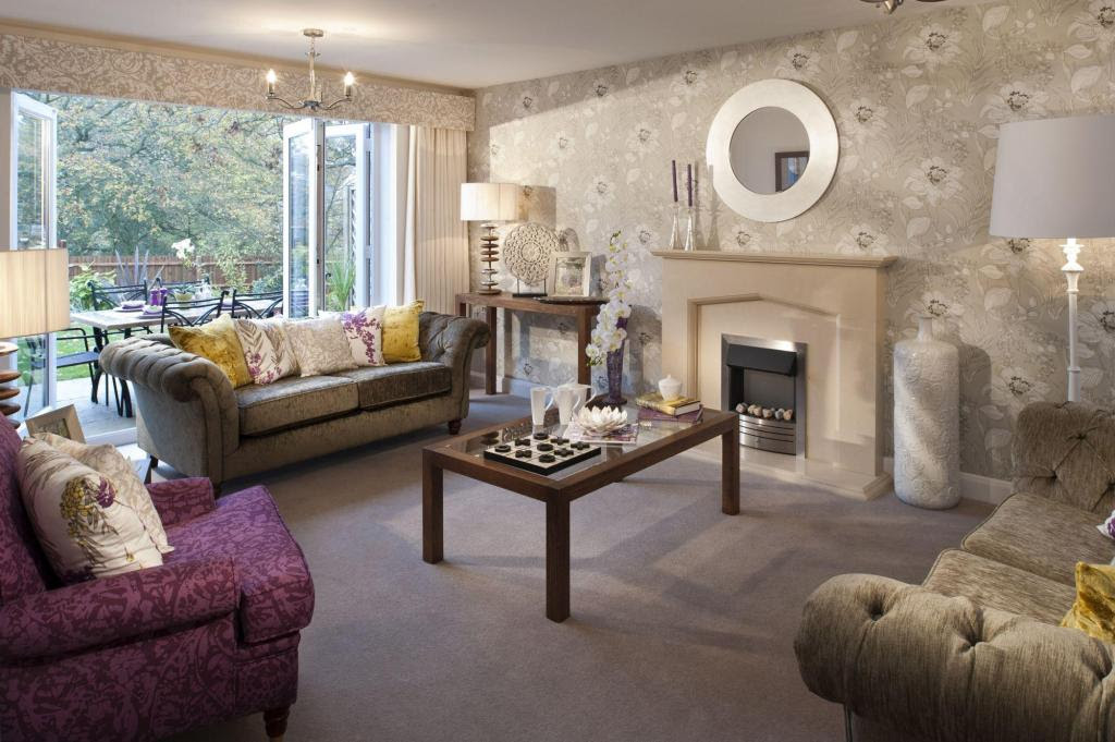 Wallpaper Living Room Design Ideas, Photos & Inspiration | Rightmove Home Ideas