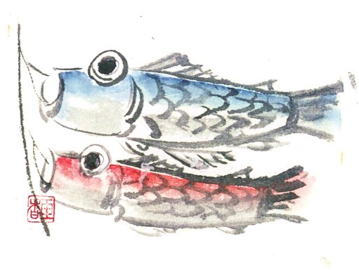 季節の絵手紙 季節の絵手紙 5月前半