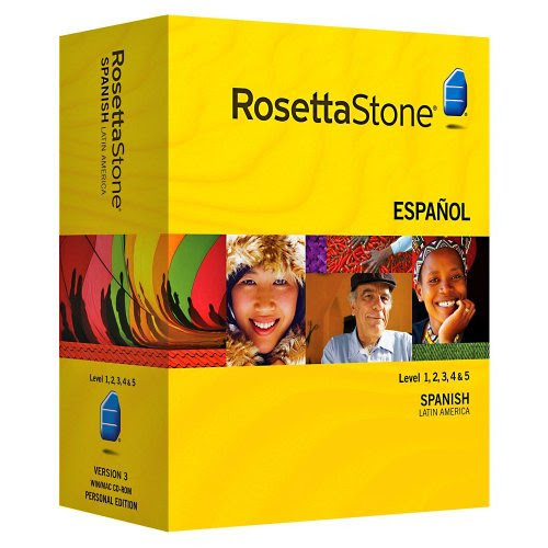 Rosetta Stone Spanish (Latin American) V3 Level 1,2,3,4,5 Set + Audio Companion