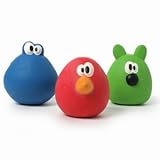 Favor Wobbly Rubber Buddy Dog Toy--BLUE