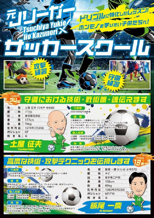 土屋征夫 飯尾一慶 サッカースクール 八王子funフットサル 株式会社エスエストラスト