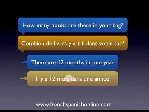 There is in French