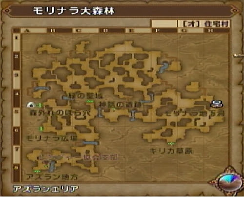 モリナラ大森林 Of ドラクエ１０釣り情報サイト ｄｑｘフィッシングガイド