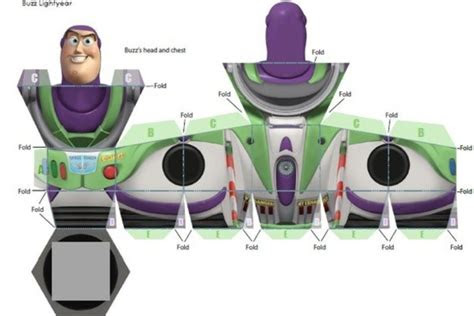 toy story papercraft buzz  techtudo