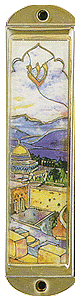 Mezuzah - click the image to find out what this is and what it signifies.