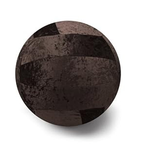 Amazon.com : Gaiam Balance Ball Chair Cover (Chocolate) : Exercise ...