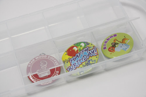 缶バッジの収納方法とは ダイソー セリア等100均で見つけたアイテム 缶バッジファクトリー オリジナル缶バッチが激安で小ロットで作成可能