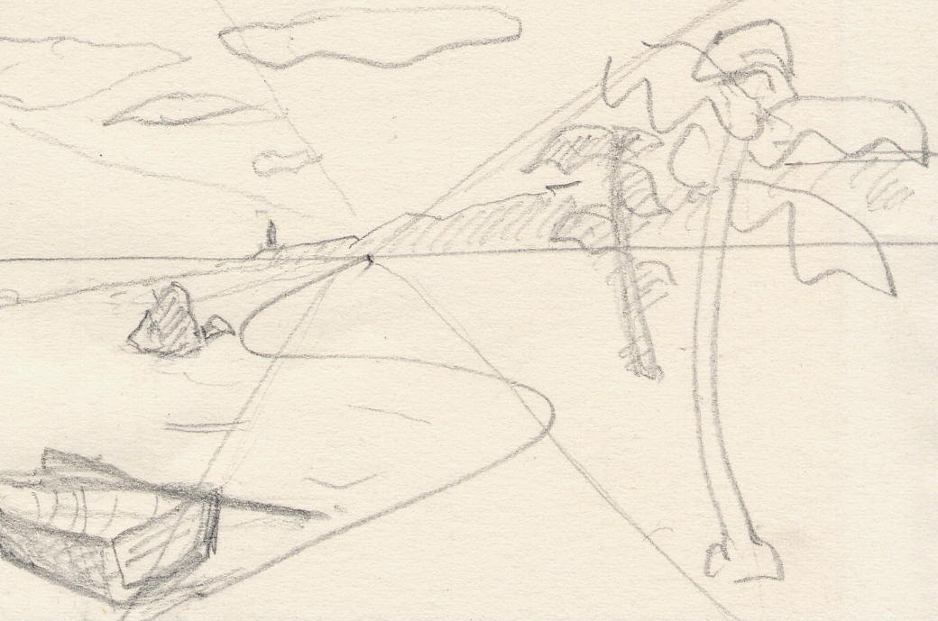 風景画を描く