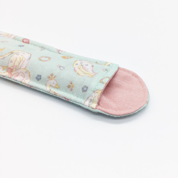無料型紙 食い込み解消 子供の水筒用ふわふわ肩紐カバーの作り方 シロクマノート