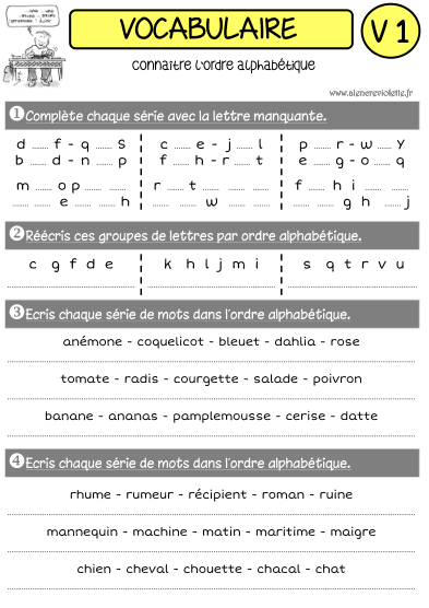 UNE ANNEE DE VOCABULAIRE "CLES EN MAIN" !