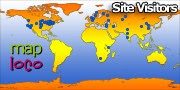 Locations of Site Visitors
