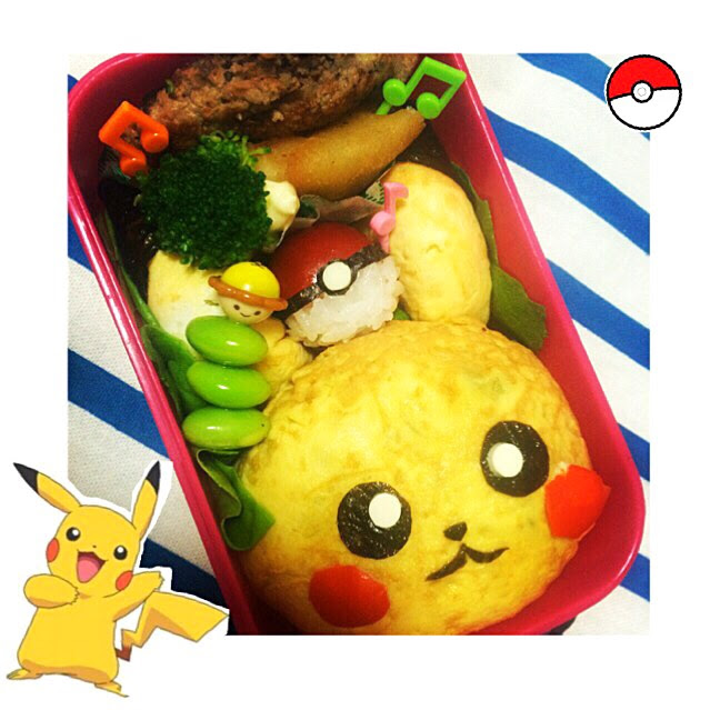絶品 ピカチュウを使ったキャラ弁のレシピアイディア集 Snapdish スナップディッシュ