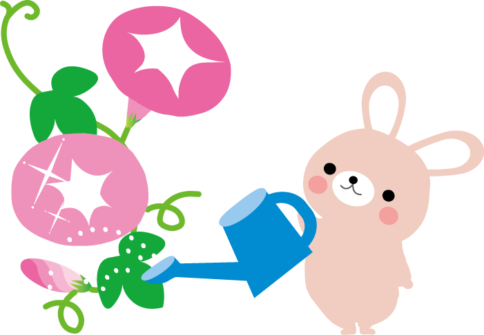 あさがお 朝顔 イラスト 無料イラスト フリー素材