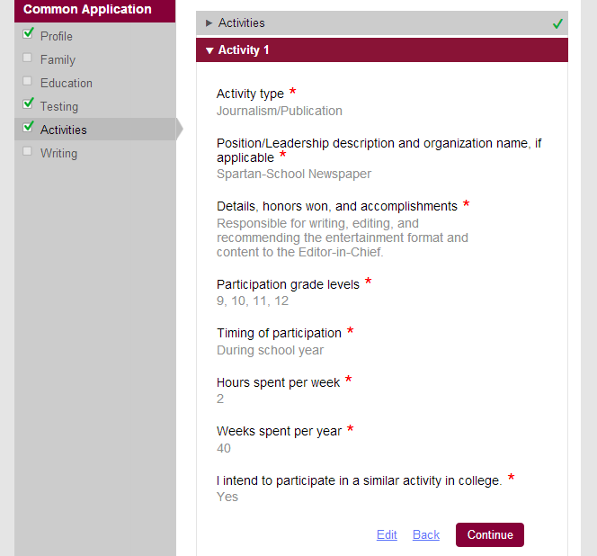 Common app extracurricular essay 2013 / where to buy essay ...