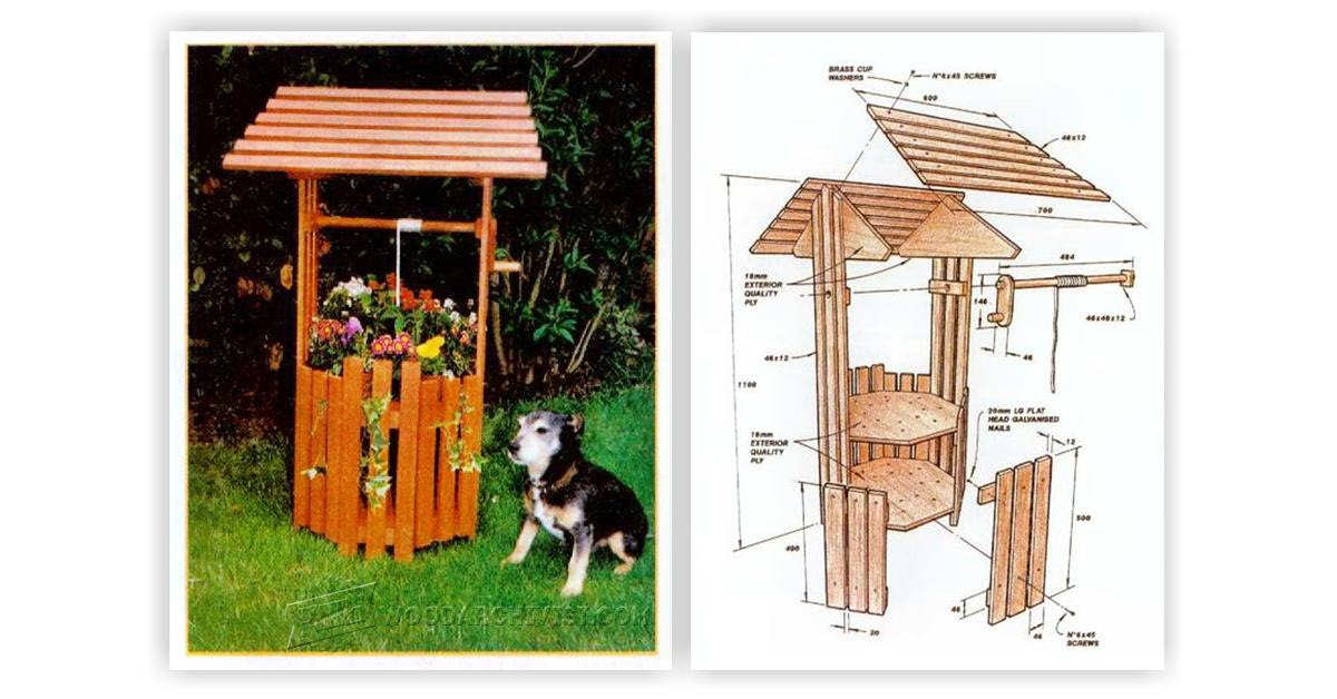 Woodworking Plans Wishing Well