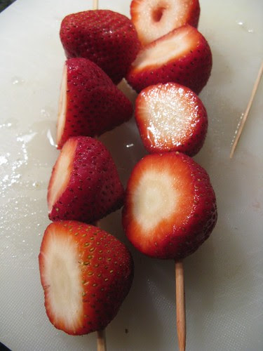 Grilled Balsamic Strawberries