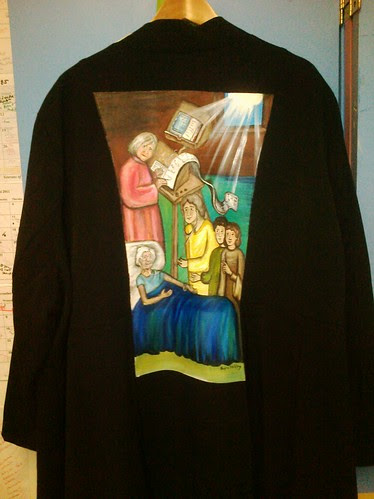 The Scribe a jacket for Kathy Nicholls