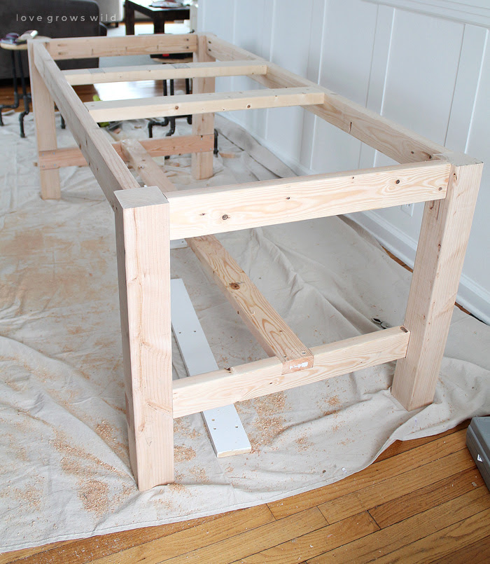 DIY Farmhouse Table Love Grows Wild DIY Farmhouse Table Love Grows Wild