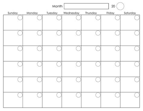 Monthly calendar 2023, 2024, 2025, 2026, 2027 and 2028. printable blank monthly calendar blank monthly calendar inside blank