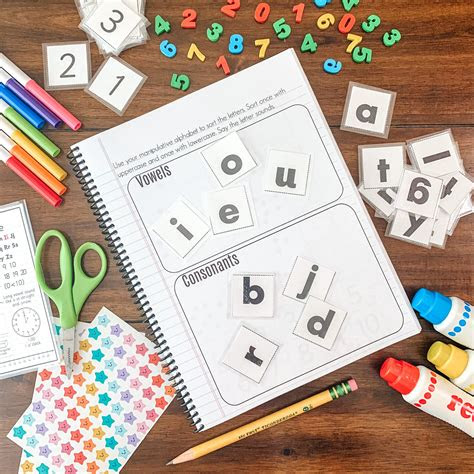  kindergarten journal printable arrows and applesauce pre kindergarten