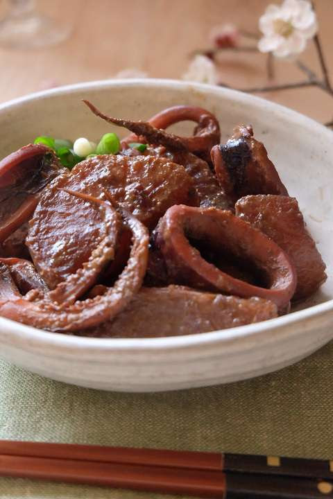 そのワタ捨てちゃ勿体ない 大根とイカのワタ煮のレシピ 今日 なに食べよう 有機野菜の畑から