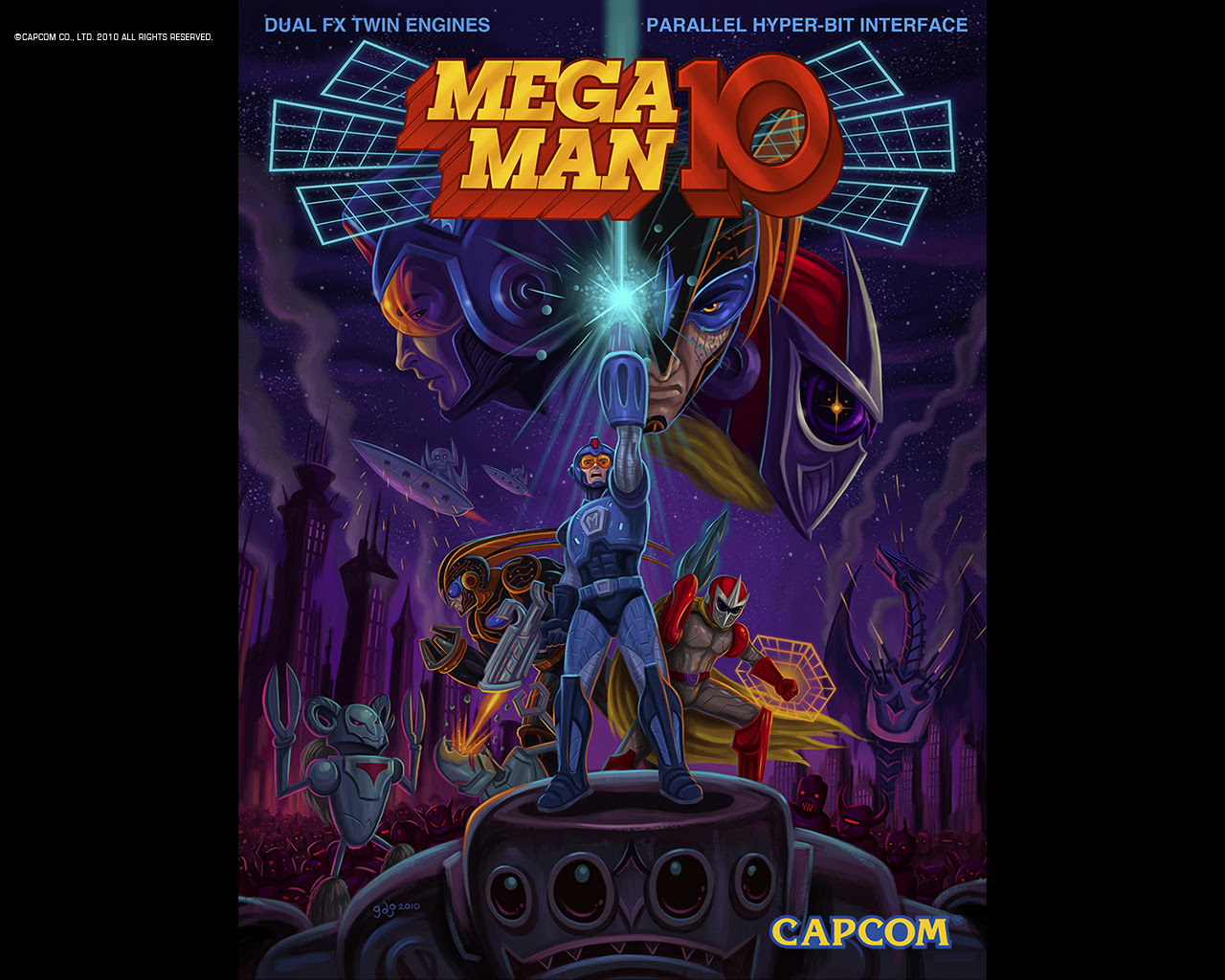 ロックマン10 海外版パッケージ壁紙1280 1024のダウンロード ファミ通 Com