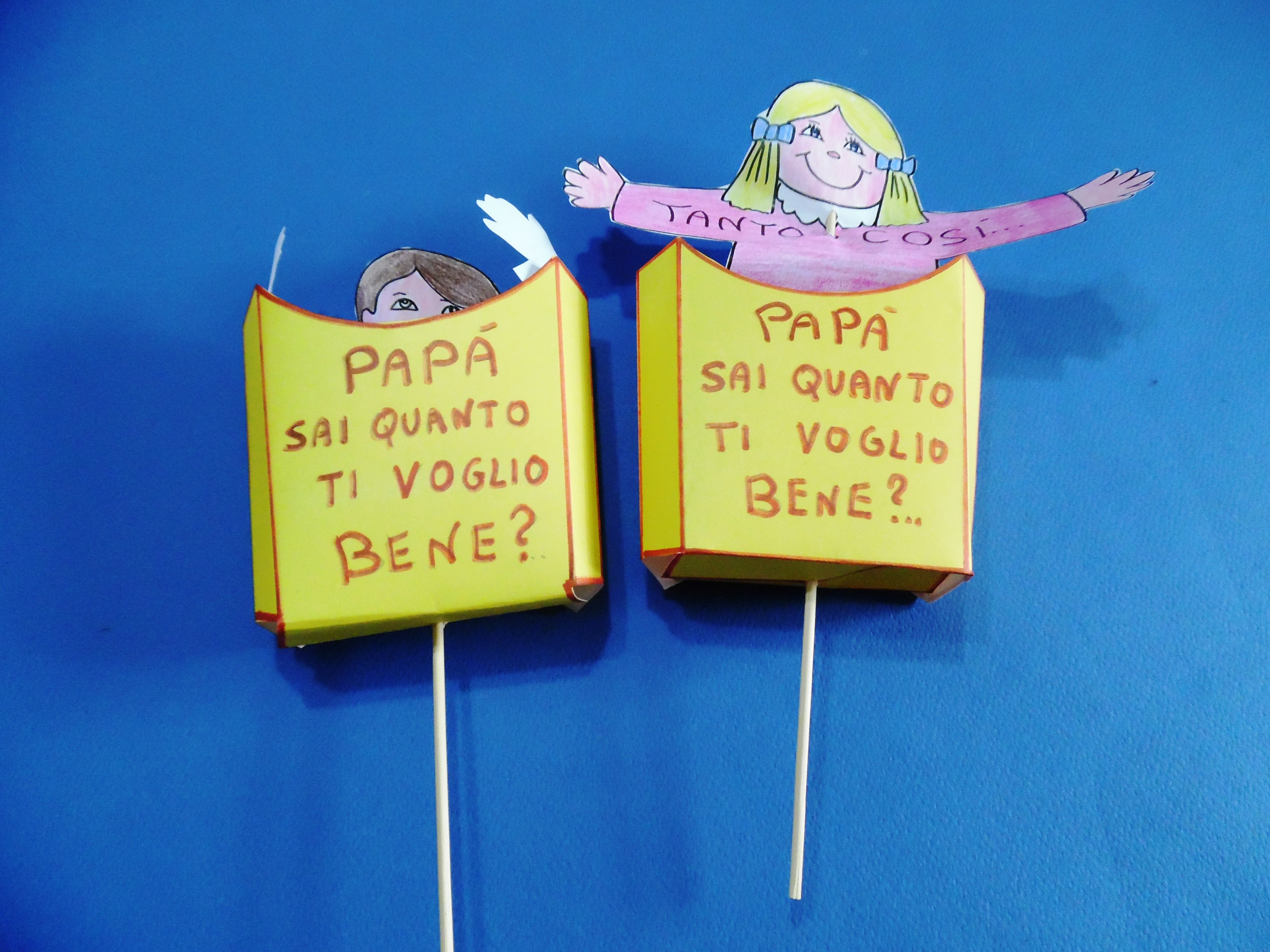 Coloriamo la scheda del bambino o della bambina