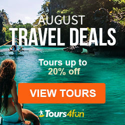 The August Travel Guide is here! Maximize your Summer Adventures with up to 25% off trips at Tours4F