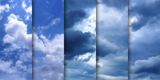 青空から曇り空まで高画質な写真素材 Materialandex
