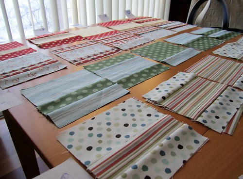 Monkey quilt step 2