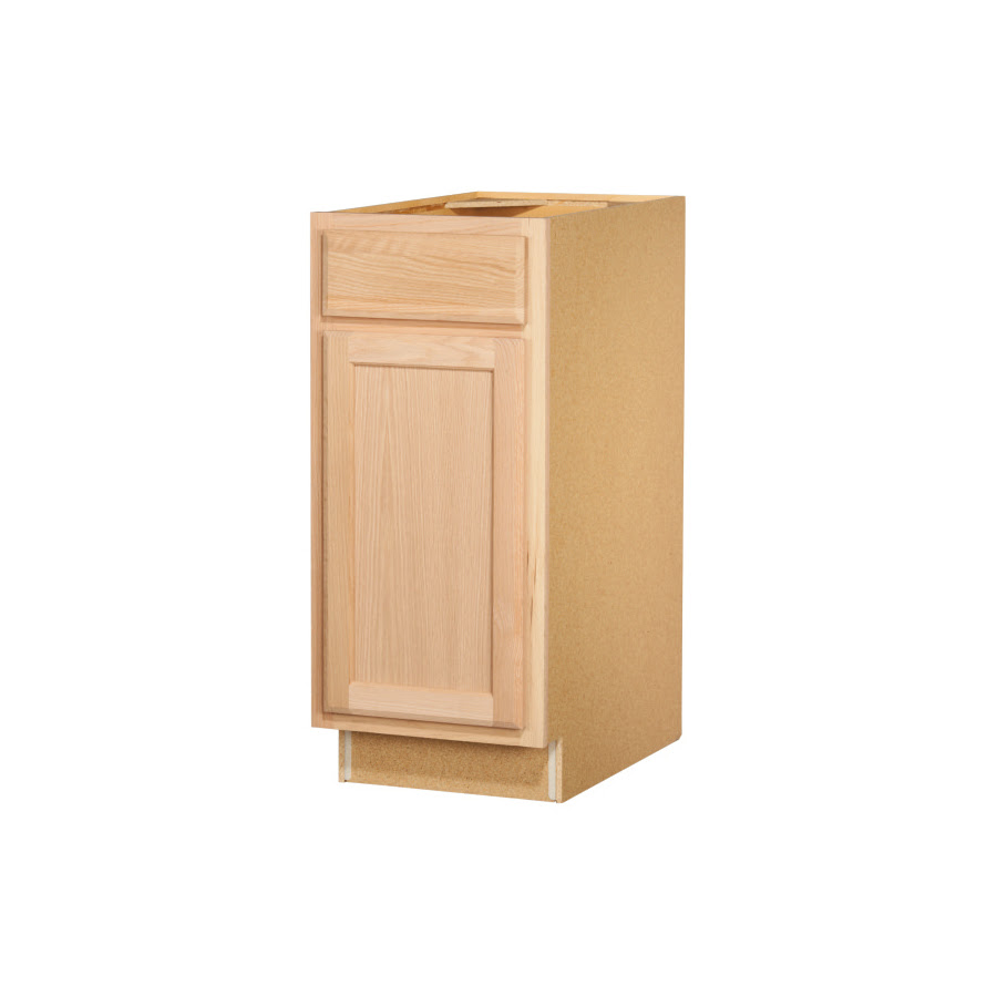 Shop Kitchen Classics 35in x 15in x 23.75in Unfinished Oak Door and Drawer Base Cabinet at Shop Kitchen Classics 35in x 15in x 23.75in Unfinished Oak Door and Drawer Base Cabinet at