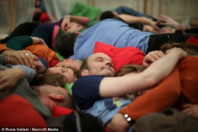 Anna set up the class after experiencing an epiphany about the therapeutic power of cuddling