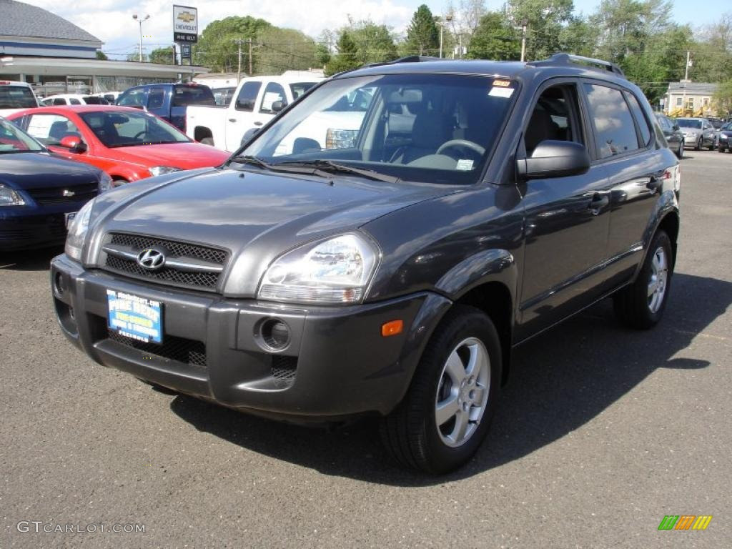 2007 Dark Titanium Gray Metallic Hyundai Tucson GLS #29483496